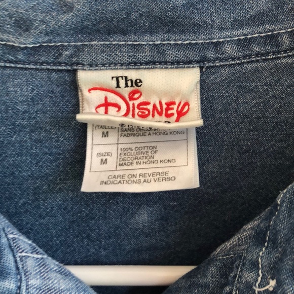 Vintage Disney Mickey Minnie mouse chambray shirt - Picture 4 of 5